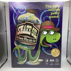 Snake Oil: It Cures What Ails Ya! Party Card Game Mensa Select Award